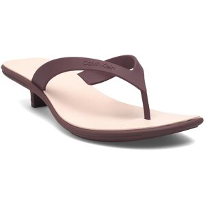 Calvin Flip Flop Kitten Heel Thong Tpu 36 Burgundy 36 Calvin Flip Flop Kitten Heel Thong Tpu 36 Burgundy 36