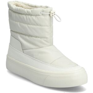 Calvin Vulc Flatf Snowboot Nylon Mix Mg 36 White 36 Calvin Vulc Flatf Snowboot Nylon Mix Mg 36 White 36