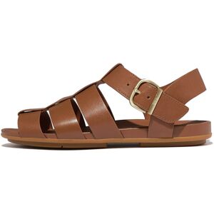 FitFlop Gracie Leather Fisherman Sandals 40 Brown 40 FitFlop Gracie Leather Fisherman Sandals 40 Brown 40
