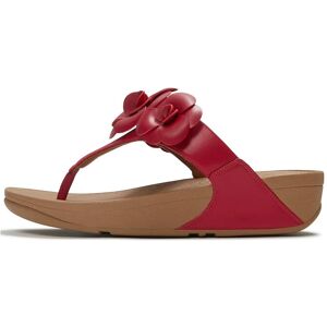 FitFlop Lulu Flower Toe-Post Sandals 42 Red 42 FitFlop Lulu Flower Toe-Post Sandals 42 Red 42