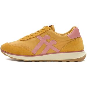 FitFlop Retro-Q Ff Fabric/Suede Sneakers 37 Yellow 37 FitFlop Retro-Q Ff Fabric/Suede Sneakers 37 Yellow 37