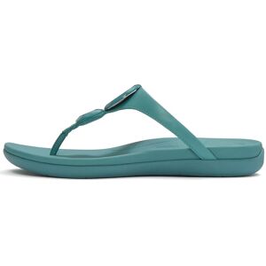 FitFlop Solay Glossy-Disc Toe-Post Sandals 36 Green 36 FitFlop Solay Glossy-Disc Toe-Post Sandals 36 Green 36