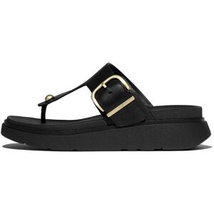 FitFlop Gen-Ff Buckle Leather Toe-Post Sandals 36 Black 36 FitFlop Gen-Ff Buckle Leather Toe-Post Sandals 36 Black 36