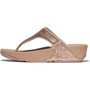 FitFlop Lulu Crinkled-Shimmer Toe-Post Sandals 42 Beige 42 FitFlop Lulu Crinkled-Shimmer Toe-Post Sandals 42 Beige 42