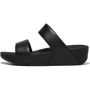FitFlop Lulu Leather Slides 38 Black 38 FitFlop Lulu Leather Slides 38 Black 38