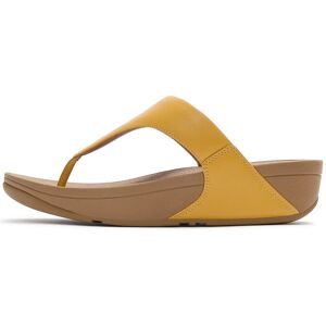FitFlop Lulu Leather Toepost 37 Yellow 37 FitFlop Lulu Leather Toepost 37 Yellow 37