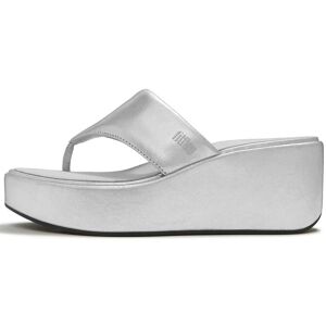 FitFlop Platfforms Wedge Toe-Post Sandals 40 Silver 40 FitFlop Platfforms Wedge Toe-Post Sandals 40 Silver 40