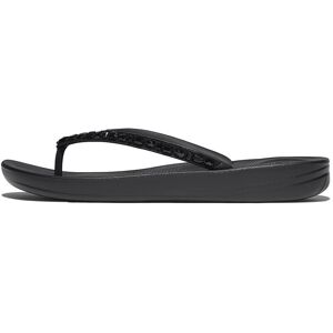 FitFlop Iqushion Ergonomic Multi-Crystal Flip-Flops 39 Black 39 FitFlop Iqushion Ergonomic Multi-Crystal Flip-Flops 39 Black 39