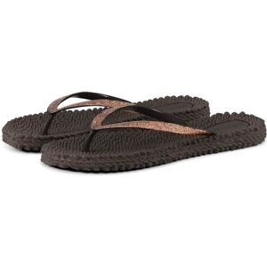 Ilse Jacobsen Flipflop With Glitter 36 Brown 36 Ilse Jacobsen Flipflop With Glitter 36 Brown 36