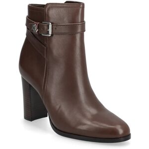 Lauren Ralph Lauren Brooke Ii Calfskin Bootie Heel 41 Brown 41 Lauren Ralph Lauren Brooke Ii Calfskin Bootie Heel 41 Brown 41