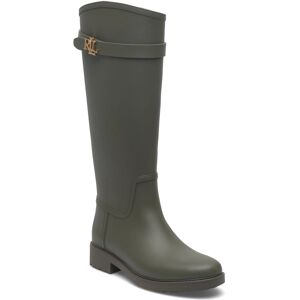 Lauren Ralph Lauren Portiah Rubber Tall Rain Boot 35 Khaki 35 Lauren Ralph Lauren Portiah Rubber Tall Rain Boot 35 Khaki 35
