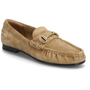 Mango Suede Moccasins With Buckle 37 Brown 37 Mango Suede Moccasins With Buckle 37 Brown 37