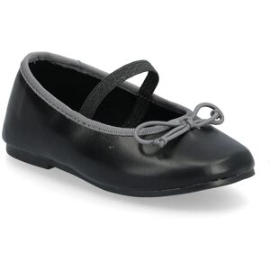 Mango Two-Tone Ballet Flats With Bow 24 Black 24 Mango Two-Tone Ballet Flats With Bow 24 Black 24