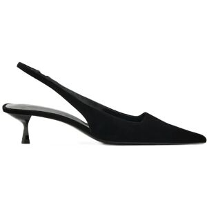 Mango Velvet Heeled Shoes 36 Black 36 Mango Velvet Heeled Shoes 36 Black 36