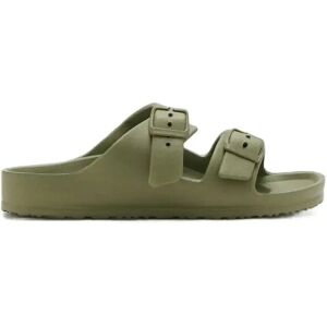 Mango Rubberised Buckle Sandals 35 Khaki 35 Mango Rubberised Buckle Sandals 35 Khaki 35