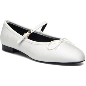 Mango Ballerinas With Strip And Bow Detail 37 White 37 Mango Ballerinas With Strip And Bow Detail 37 White 37