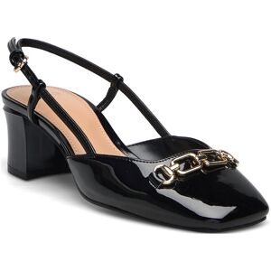 Mango Heeled Shoes With Link Detail 37 Black 37 Mango Heeled Shoes With Link Detail 37 Black 37