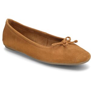 Mango Bow Suede Ballerina 36 Beige 36 Mango Bow Suede Ballerina 36 Beige 36