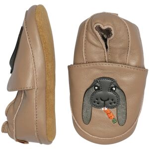 Melton Rabbit Leather Slippers 23/24 Brown 23/24 Melton Rabbit Leather Slippers 23/24 Brown 23/24