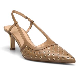 Michael Kors Alora Mid Sling 37 Brown 37 Michael Kors Alora Mid Sling 37 Brown 37