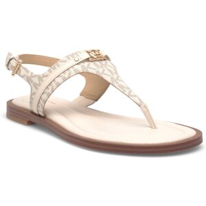 Michael Kors Mandy Thong Sandal 37 Cream 37 Michael Kors Mandy Thong Sandal 37 Cream 37