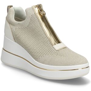 Michael Kors Emmy Wedge Zip Slip On 42 Gold 42 Michael Kors Emmy Wedge Zip Slip On 42 Gold 42