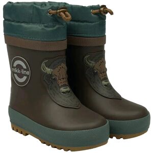 mikk-line Wellies Winter - 3D 19 Green 19 mikk-line Wellies Winter - 3D 19 Green 19