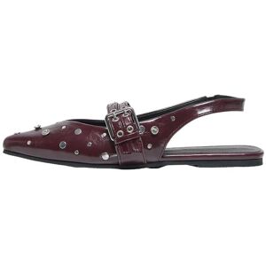 ONLY Onlaura-5 Pu Slingback Buckle Ballarina 38 Burgundy 38 ONLY Onlaura-5 Pu Slingback Buckle Ballarina 38 Burgundy 38