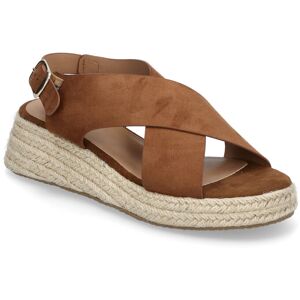ONLY Onlminerva-2 Mf Cross Strap Wedge 38 Brown 38 ONLY Onlminerva-2 Mf Cross Strap Wedge 38 Brown 38