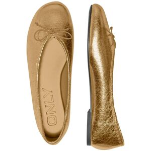 ONLY Onladriana-1 Basic Pu Ballerina 38 Gold 38 ONLY Onladriana-1 Basic Pu Ballerina 38 Gold 38