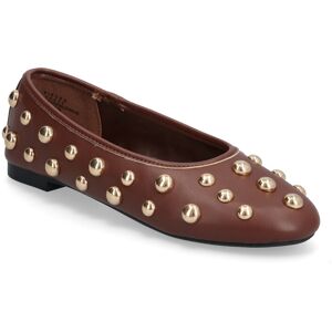 Pieces Pckaroline Stud Ballerina Hg 38 Brown 38 Pieces Pckaroline Stud Ballerina Hg 38 Brown 38