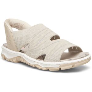 Rieker Ladies' Sandals 68895-64 Beige 42 Cream 42 Rieker Ladies' Sandals 68895-64 Beige 42 Cream 42