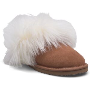 Rosemunde Rhevelyn Leather Long Hair Slippers 36 Brown 36 Rosemunde Rhevelyn Leather Long Hair Slippers 36 Brown 36
