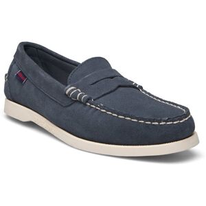 Sebago Dan Boat Flesh Out W 38 Navy 38 Sebago Dan Boat Flesh Out W 38 Navy 38
