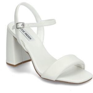 Steve Madden Mareena Heeled Sandals 42 White 42 Steve Madden Mareena Heeled Sandals 42 White 42