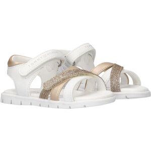 Tommy Hilfiger Girls Glitter Velcro Sandals 26/16CM White 26/16CM Tommy Hilfiger Girls Glitter Velcro Sandals 26/16CM White 26/16CM