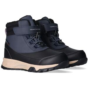 Tommy Hilfiger Winter Lace Up Booties Faux Leather/Nubuck 34/22CM Blue 34/22CM Tommy Hilfiger Winter Lace Up Booties Faux Leather/Nubuck 34/22CM Blue 34/22CM