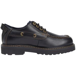 Tommy Hilfiger Archive 01 Boat Shoe Leather 45 Black 45 Tommy Hilfiger Archive 01 Boat Shoe Leather 45 Black 45