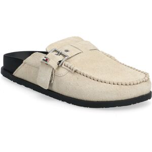 Tommy Hilfiger Tjw Comfort Suede Mule 37 Cream 37 Tommy Hilfiger Tjw Comfort Suede Mule 37 Cream 37