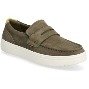 Tommy Hilfiger Modern Light Hybrid Suede Loafer 45 Khaki 45 Tommy Hilfiger Modern Light Hybrid Suede Loafer 45 Khaki 45