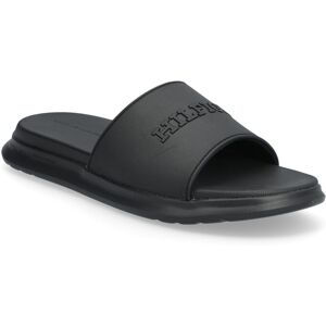 Tommy Hilfiger Dual Density Hilfiger Pool Slide 45 Black 45 Tommy Hilfiger Dual Density Hilfiger Pool Slide 45 Black 45