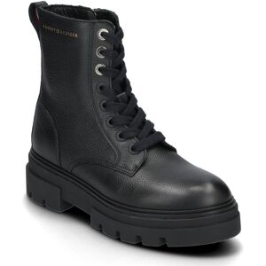 Tommy Hilfiger Bicolor Leather Lace-Up 36 Black 36 Tommy Hilfiger Bicolor Leather Lace-Up 36 Black 36