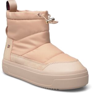 Tommy Hilfiger Flag Nylon Mini Snowboot 38 Beige 38 Tommy Hilfiger Flag Nylon Mini Snowboot 38 Beige 38