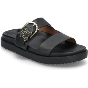Tommy Hilfiger Leather Sporty Mule 37 Black 37 Tommy Hilfiger Leather Sporty Mule 37 Black 37