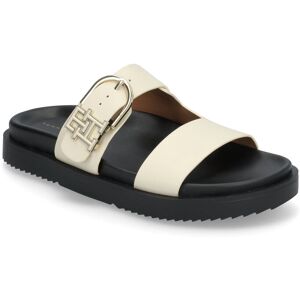Tommy Hilfiger Leather Sporty Mule 39 Cream 39 Tommy Hilfiger Leather Sporty Mule 39 Cream 39