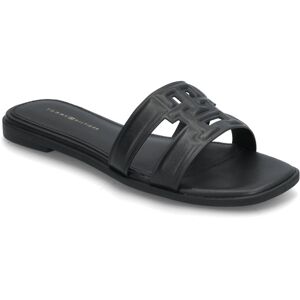 Tommy Hilfiger Th Logo Strap Mule 36 Black 36 Tommy Hilfiger Th Logo Strap Mule 36 Black 36