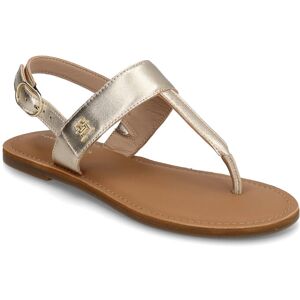 Tommy Hilfiger Metallic Leather Thong Sandal 36 Beige 36 Tommy Hilfiger Metallic Leather Thong Sandal 36 Beige 36