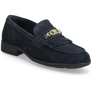 Tommy Hilfiger Th Chain Fringe Suede Loafer 39 Navy 39 Tommy Hilfiger Th Chain Fringe Suede Loafer 39 Navy 39