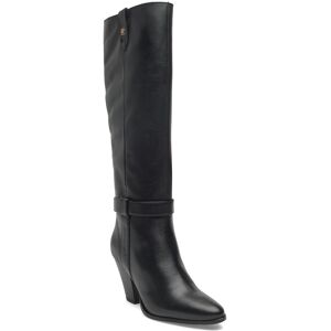 Tommy Hilfiger Th T-Strap Lthr Pointy Long Boot 40 Black 40 Tommy Hilfiger Th T-Strap Lthr Pointy Long Boot 40 Black 40