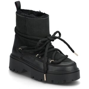 Tommy Hilfiger Real Shearling Laceup Snowboot 37 Black 37 Tommy Hilfiger Real Shearling Laceup Snowboot 37 Black 37